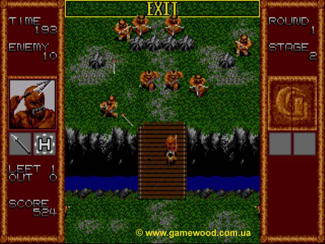 Скриншот игры Gain Ground | Sega Mega Drive 2 (Genesis) | Крутой туземец