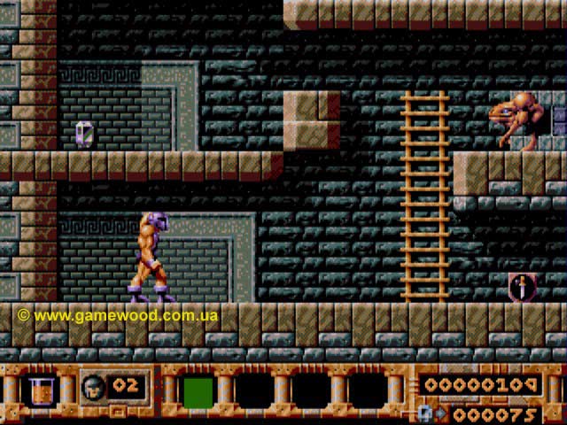 Скриншот игры Gods | Sega Mega Drive 2 (Genesis) | Боги...