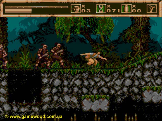 Скриншот игры No Escape | Sega Mega Drive 2 (Genesis) | Погоня