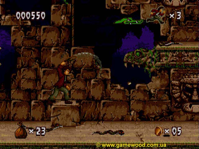 Скриншот игры Pitfall: The Mayan Adventure | Sega Mega Drive 2 (Genesis) | Западня
