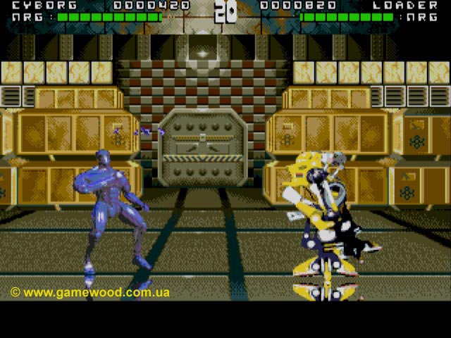 Скриншот игры Rise of the Robots | Sega Mega Drive 2 (Genesis) | Война роботов