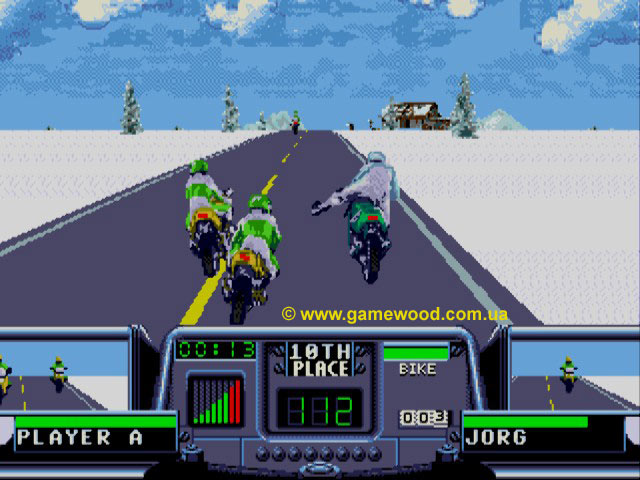 Скриншот игры Road Rash 3: Tour De Force | Sega Mega Drive 2 (Genesis) | Эффективное оружие