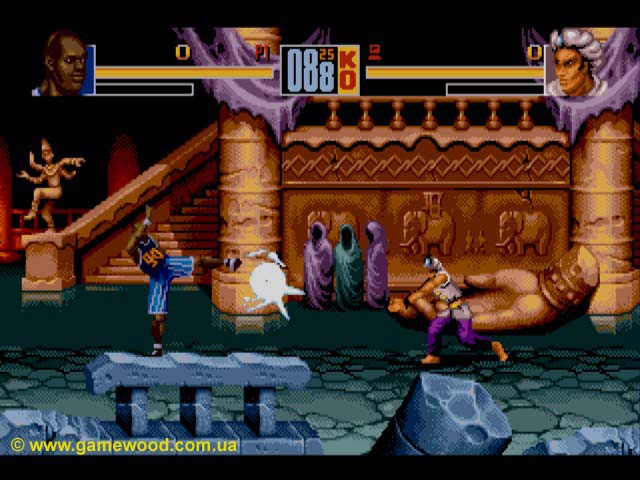 Скриншот игры Shaq Fu | Sega Mega Drive 2 (Genesis) | Где-то в Индии