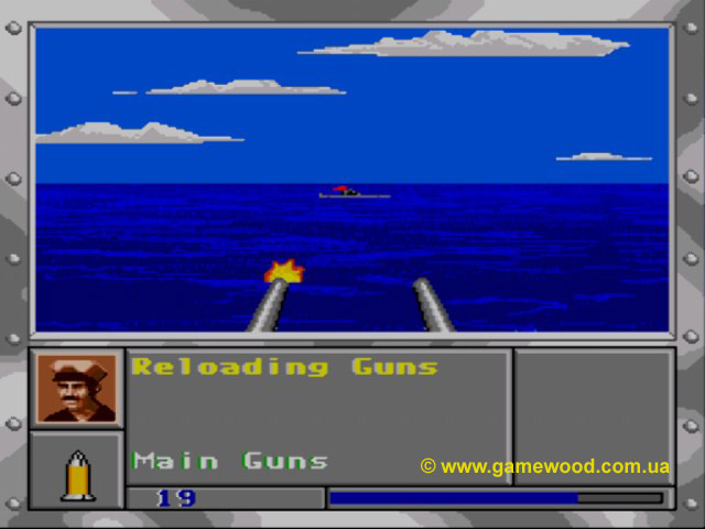 Скриншот игры Super Battleship | Sega Mega Drive 2 (Genesis) | Морской бой