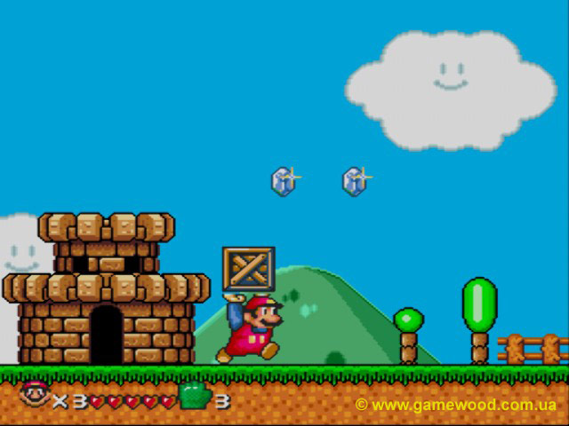 Скриншот игры Super Mario World | Sega Mega Drive 2 (Genesis) | Марио на Sega Mega Drive 2