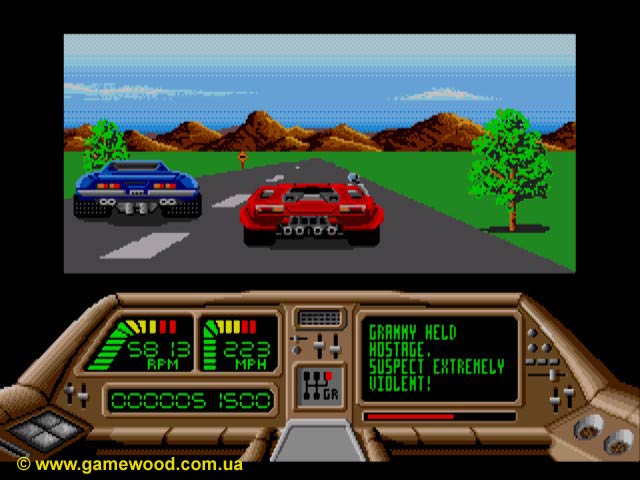 Скриншот игры Technocop | Sega Mega Drive 2 (Genesis) | Погоня за преступником