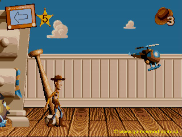 Скриншот игры Toy Story | Sega Mega Drive 2 (Genesis) | История игрушек