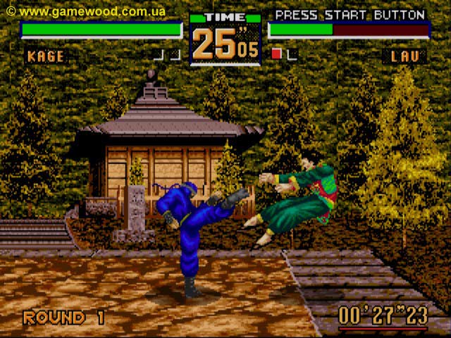 Скриншот игры Virtua Fighter 2 | Sega Mega Drive 2 (Genesis) | Виртуальный боец 2