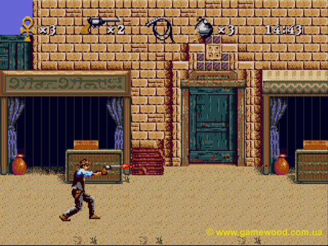 Скриншот игры Young Indiana Jones: Instruments of Chaos | Sega Mega Drive 2 (Genesis) | В гостях у арабов