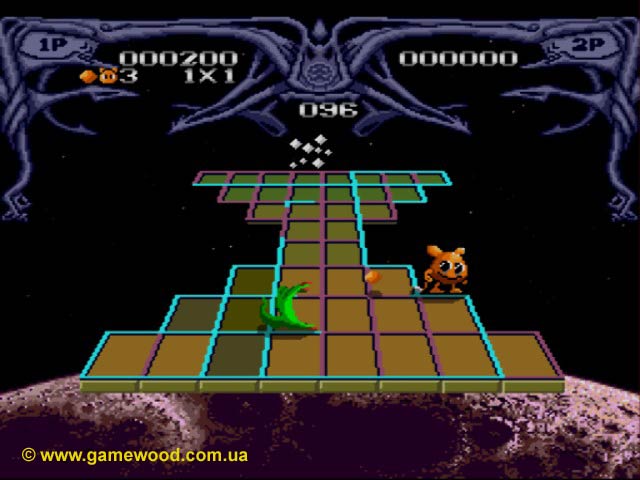 Скриншот игры Zoom! | Sega Mega Drive 2 (Genesis) | Вредная рука